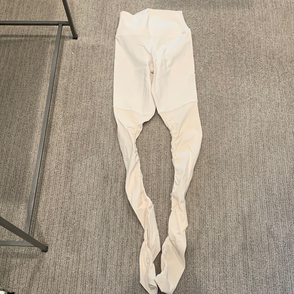 Alo Yoga High Waisted Leggings Ivory XS